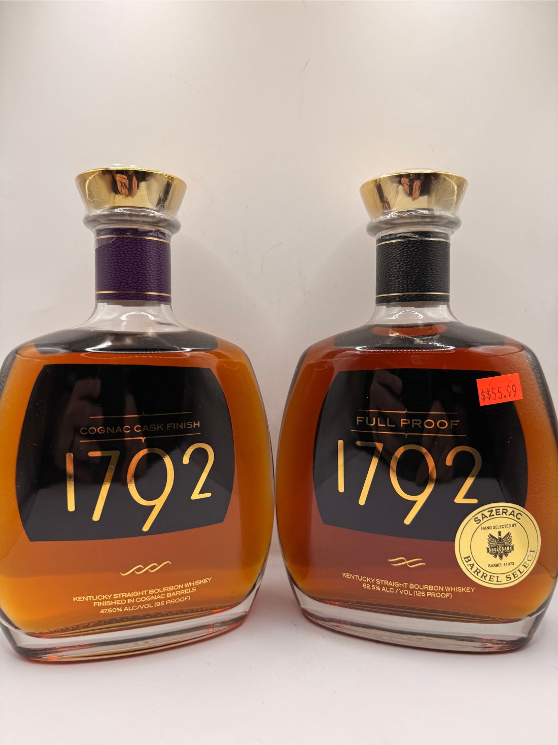 1792 Cognac Cask Limited Release and PITCH VIP Club 1792 Full Proof Single Barrel