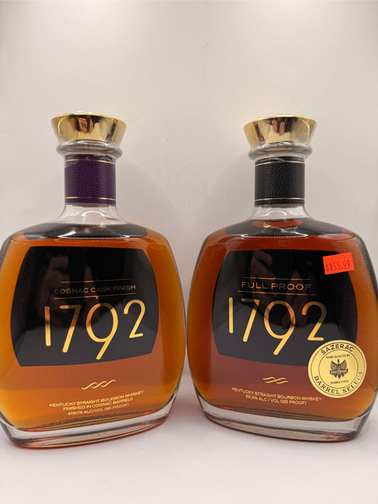 1792 Cognac Cask Limited Release and PITCH VIP Club 1792 Full Proof Single Barrel