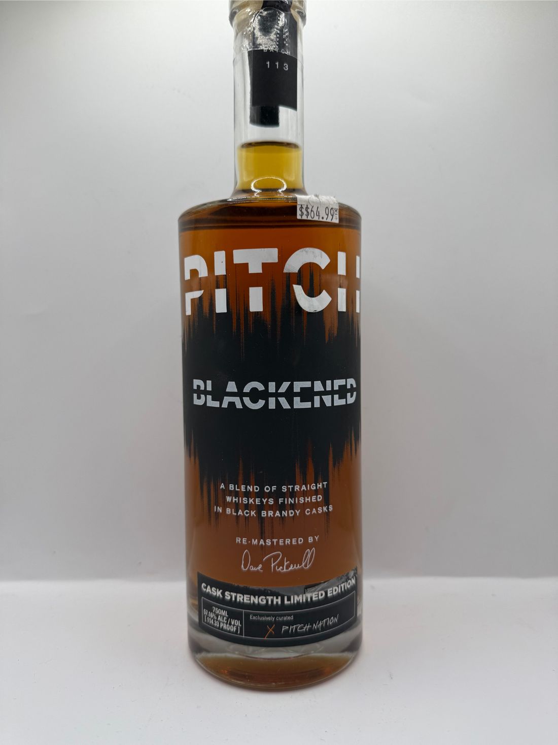 Blackened PITCH Single Barrel Bourbon