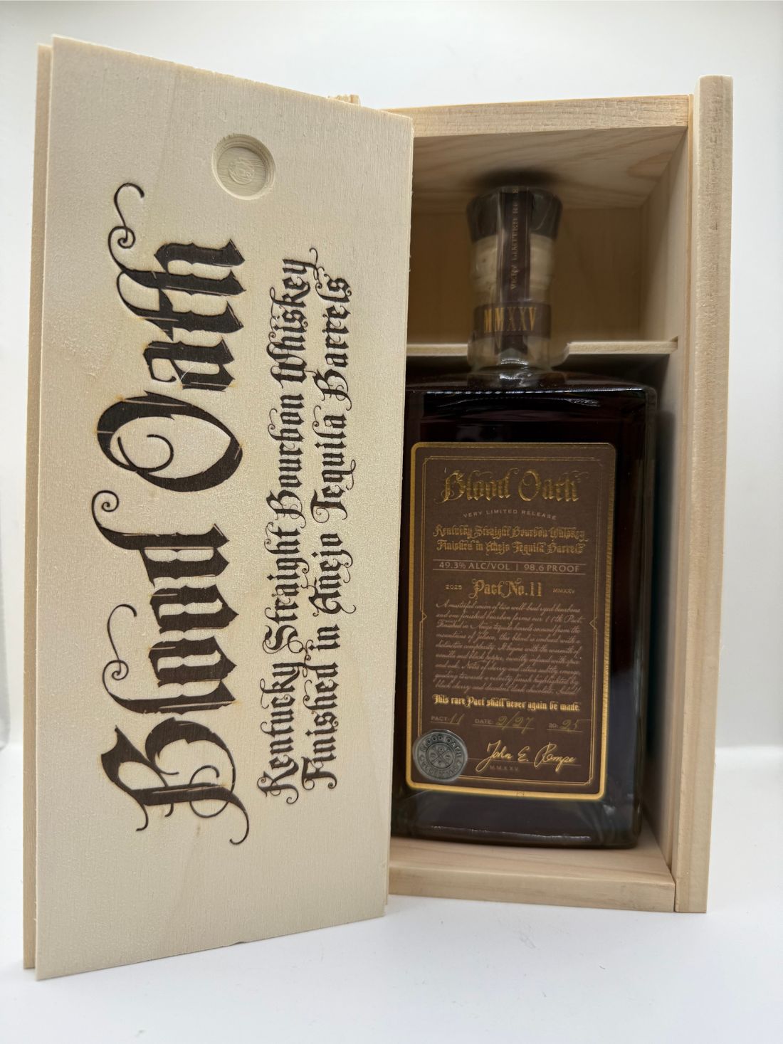 Blood Oath Pact 11 Anejo Tequila Finished