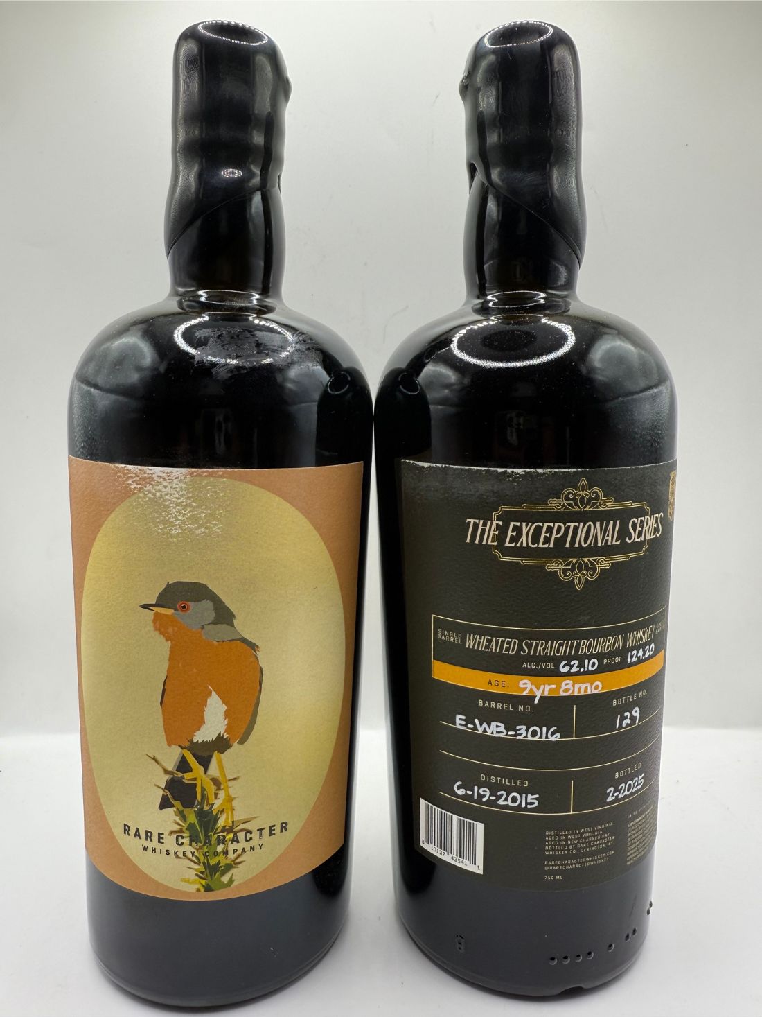 Rare Character Exceptional Series Arizona State 9 year 8 mo Single Barrel Wheated Bourbon