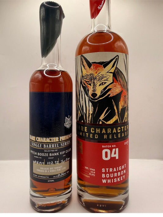Rare Character PITCH Vip Club Single Barrel White Port Finished Rye, Rare Character Limited Release Batch 04 2024 KY Straight Bourbon Whiskey