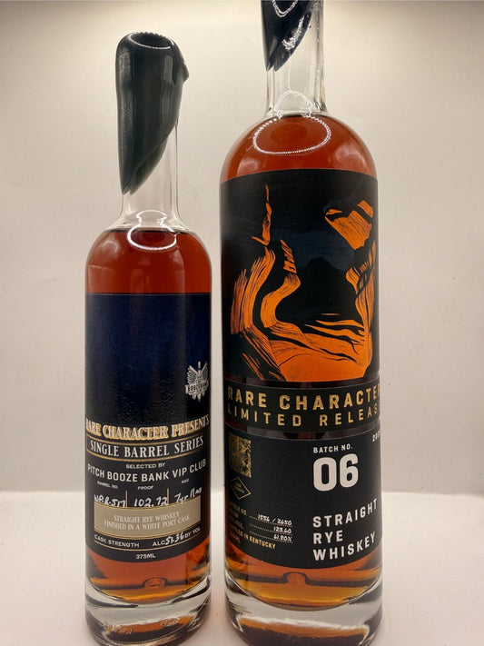 Rare Character PITCH Vip Club Single Barrel White Port Finished Rye, Rare Character Limited Release Batch 06 2025 Rye