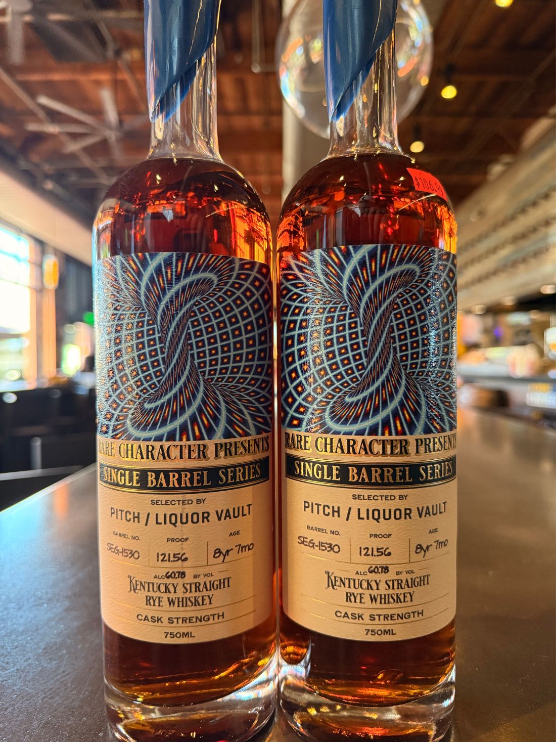 Rare Character SEG Single Barrel Rye 2 Bottle Bundle