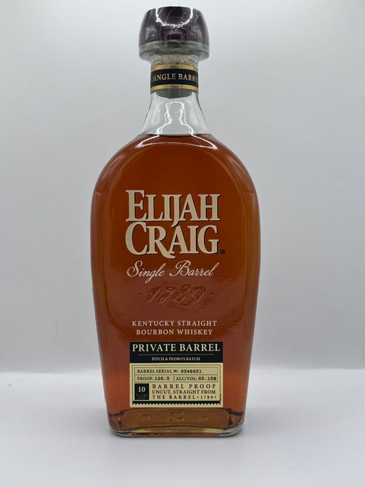PITCH/Liqour Vault Elijah Craig Single Barrel 10 year Bourbon