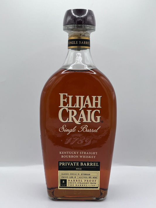 Pitch/ Liqour Vault Elijah Craig Single Barrel 8 year Bourbon