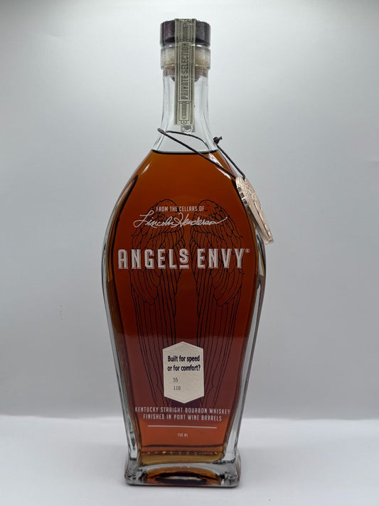 Angel’s Envy “Built for Speed or Comfort?” 110 proof Single Barrel Bourbon
